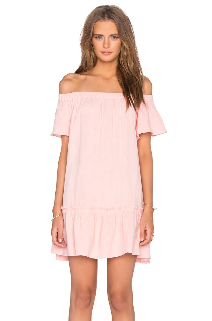 Off The Shoulder Gauze Dress