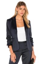 Stretch Satin Blazer