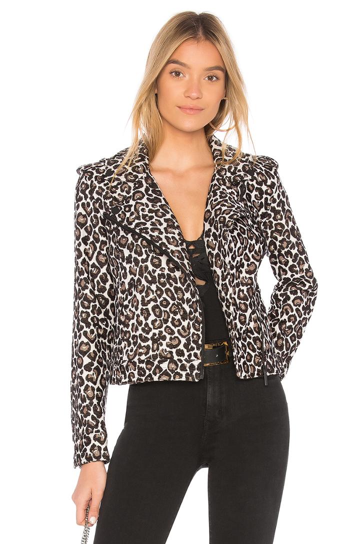 Poison & Leopard Moto Jacket
