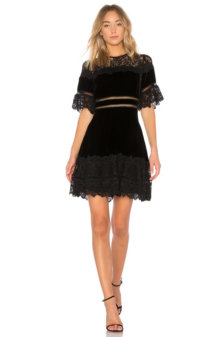Velvet & Lace Dress