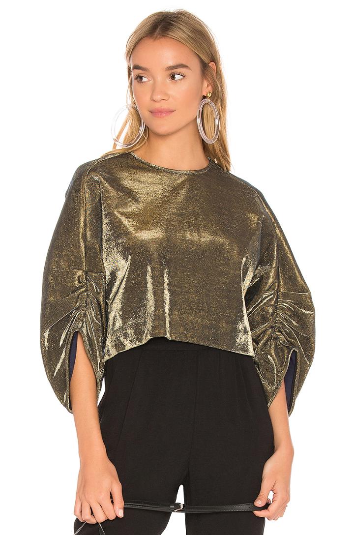 Sculpted Shirred Top