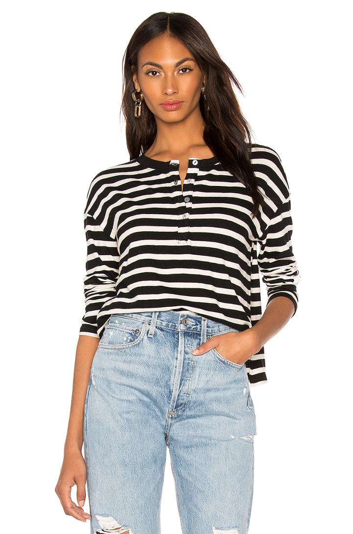 Slouchy Henley Top