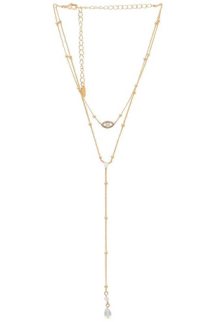 X Revolve Stone Lariat