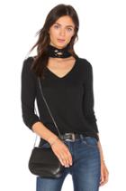 Laced Up Turtleneck Tee