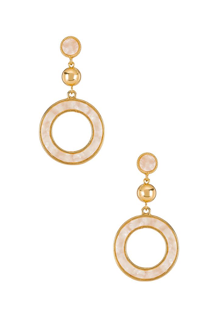 Drop Hoop Earrings