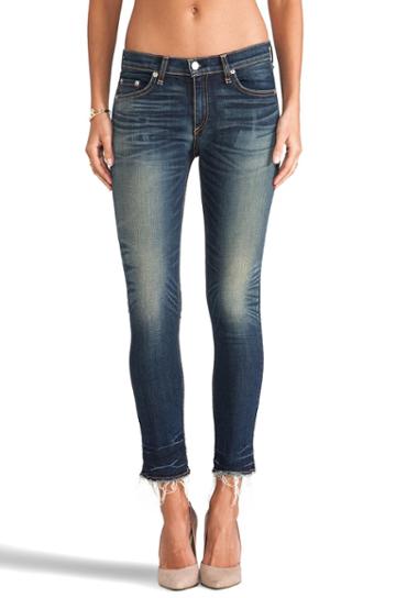 Rag & Bone/jean The Crop Jean In Alderly