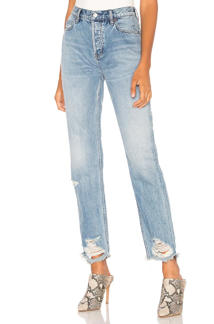 Chewed Up Midrise Straight Jean