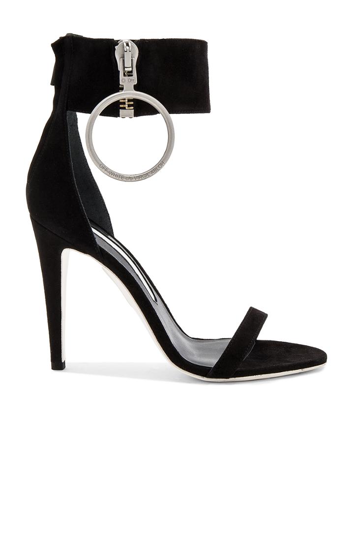 Zipped High Sandal Heel
