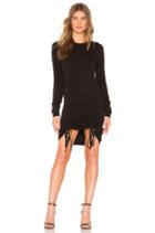Crew Neck Ruched Dress