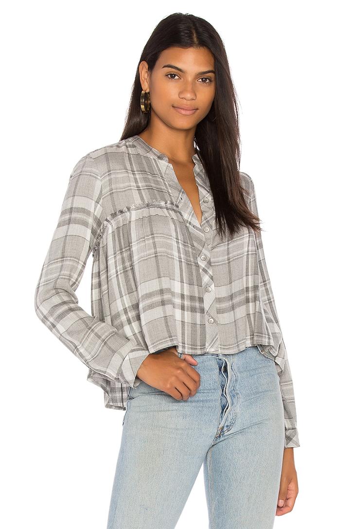 Ruffle Button Down Top