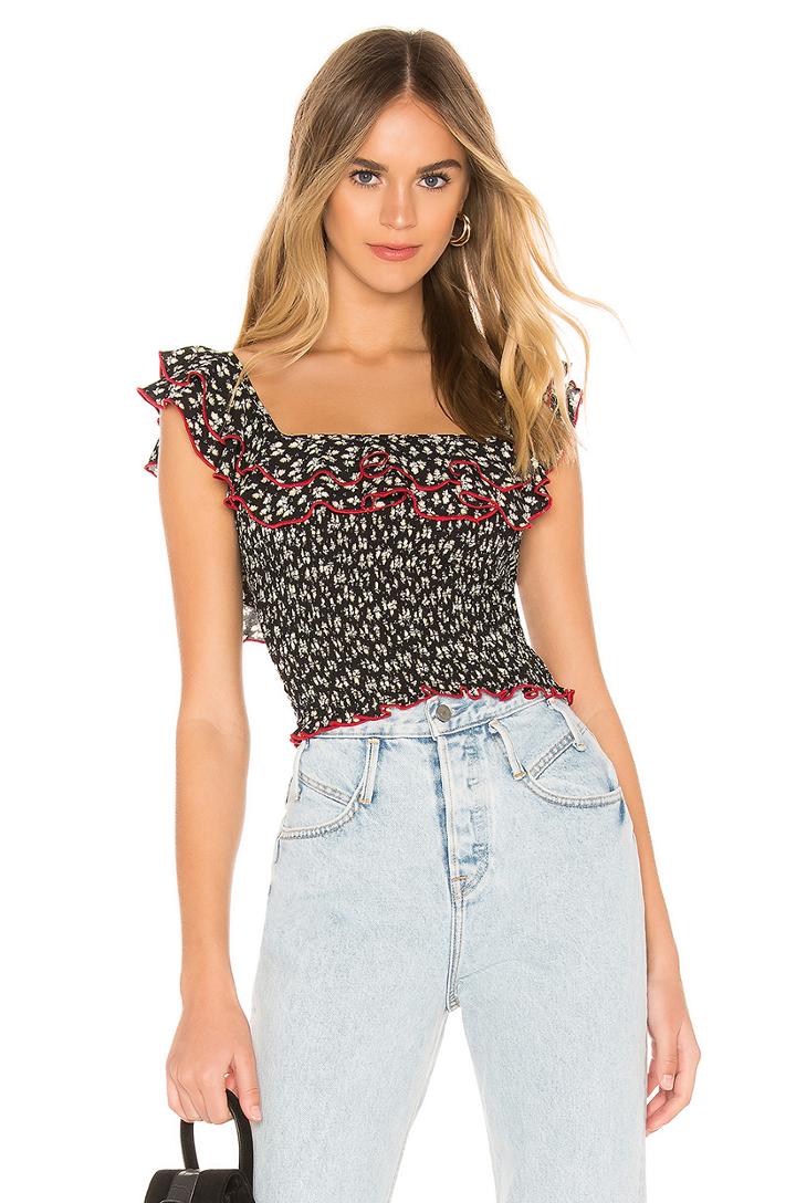 Harlow Floral Athena Top