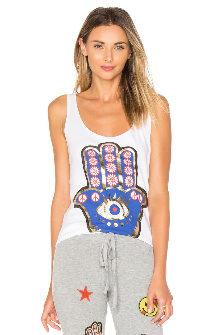 Parson Foil Hamsa Eye Tank