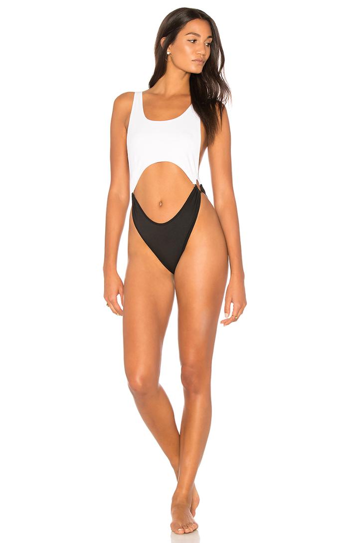 X Revolve Cutout One Piece