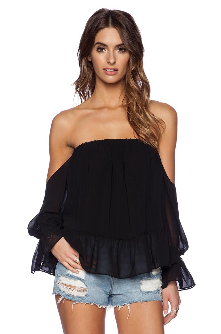 Long Sleeve Off The Shoulder Top