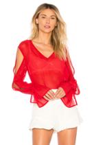 Liberty Chiffon Split Sleeve Top
