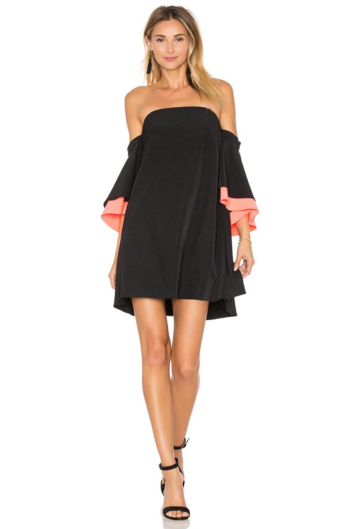 Mila Double Flutter Sleeve Dress