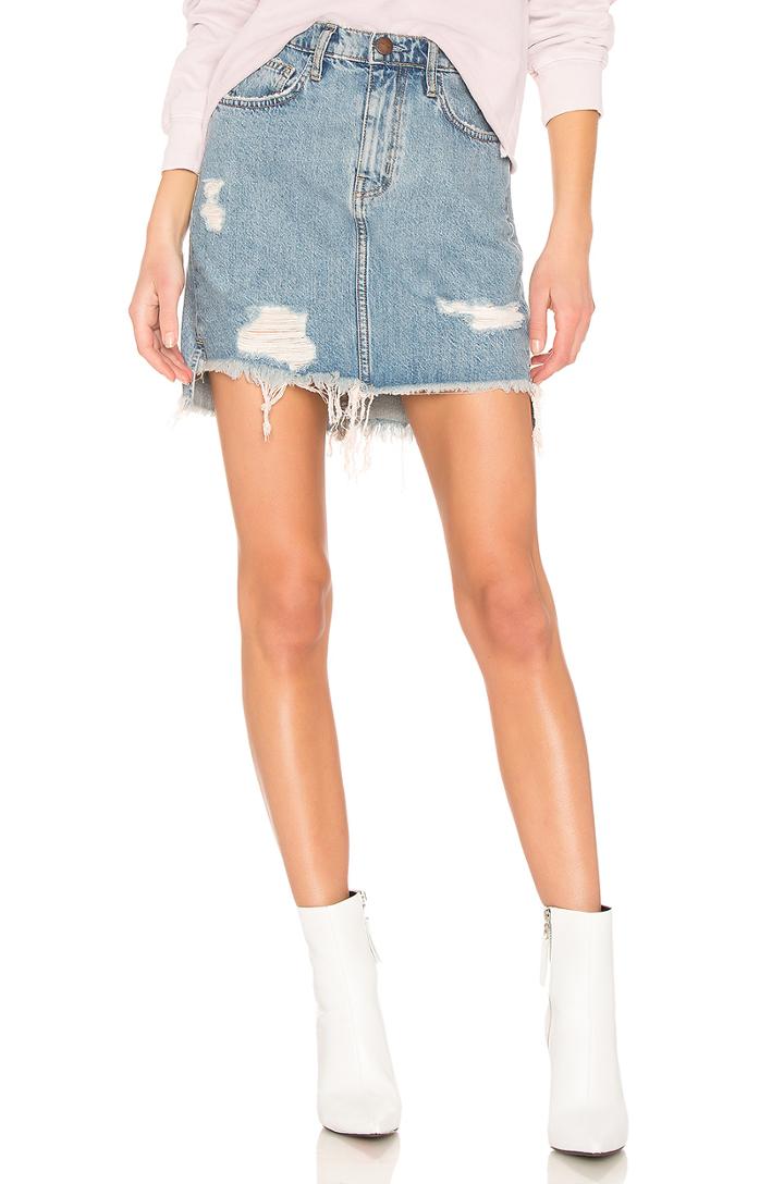 The High Waist Mini Skirt