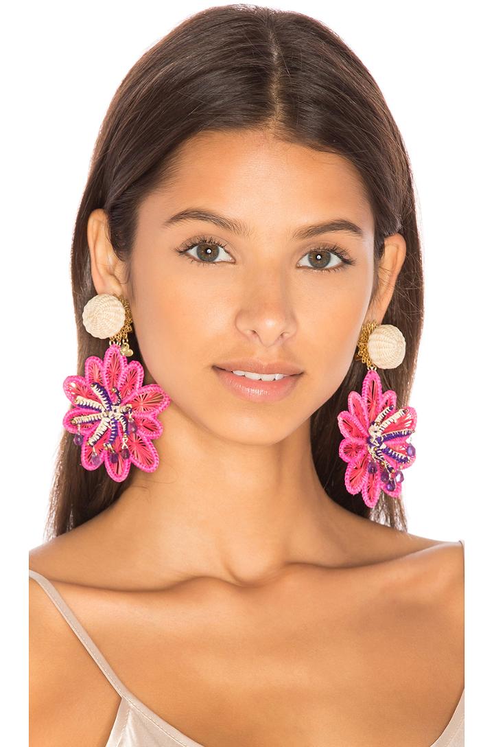 Pasionaria Flower Earrings
