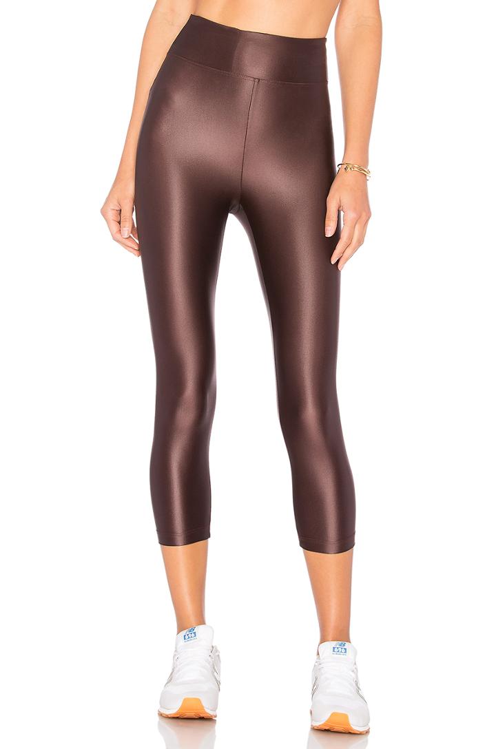Lustrous High Rise Crop