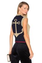 Knit Anchor Sleeveless Sweater