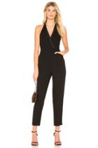Tuxedo Jumpsuit In Black