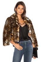 The Boxy Crop Faux Fur Jacket