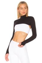 Rib Knit Sport Shrug Top