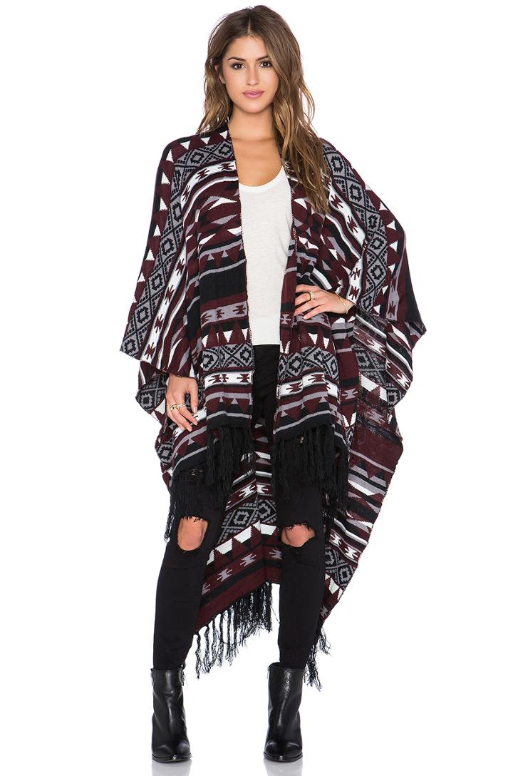 Aztec Fringe Wrap