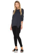 Long Sleeve Asymmetrical Top