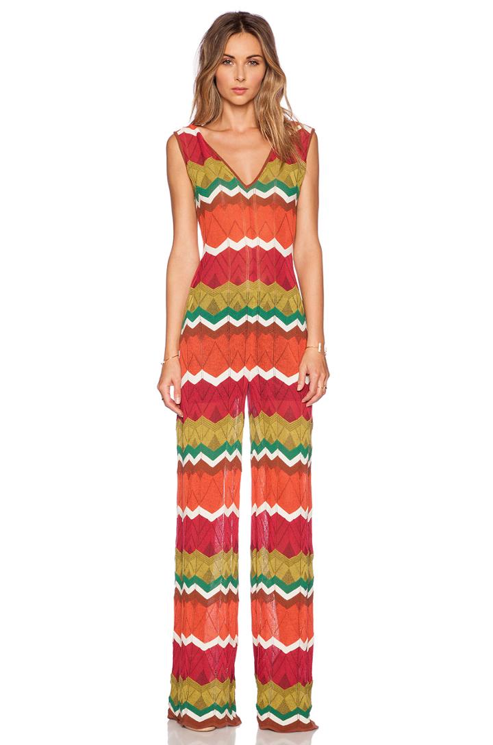 Pointelle Zig Zag Jumpsuit