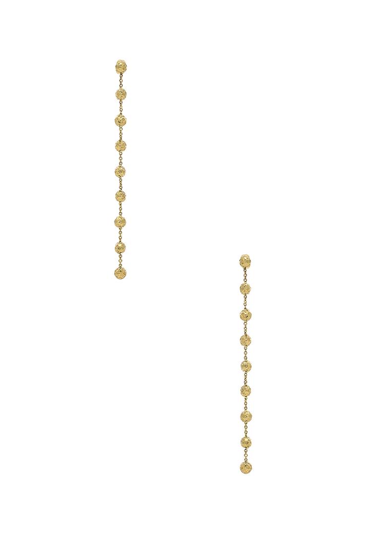 The Mini Hammered Ball Drop Earrings