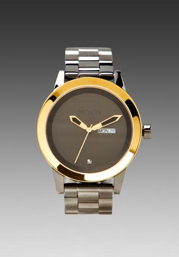 Nixon The Spur In Metallic Silver