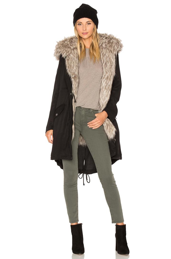 Augusta Jacket With Faux Fur