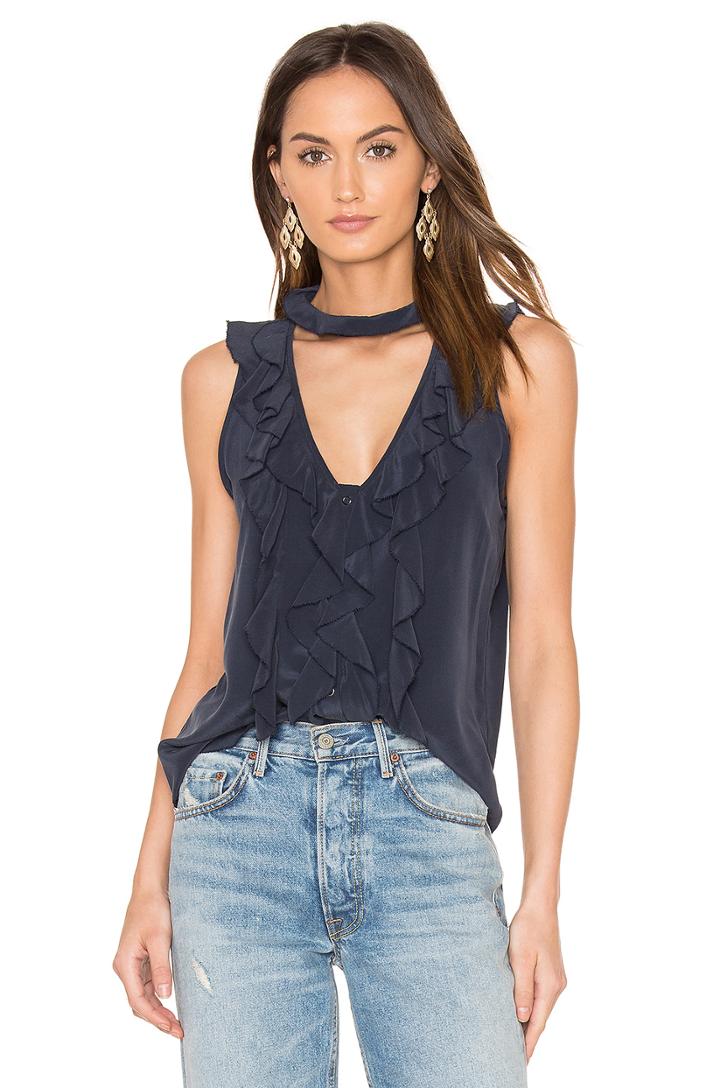Le Ruffle Shell Top