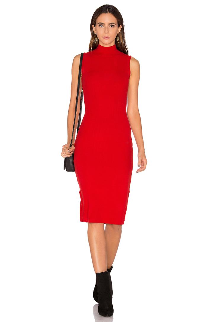 The Sleeveless Turtleneck Sweater Dress
