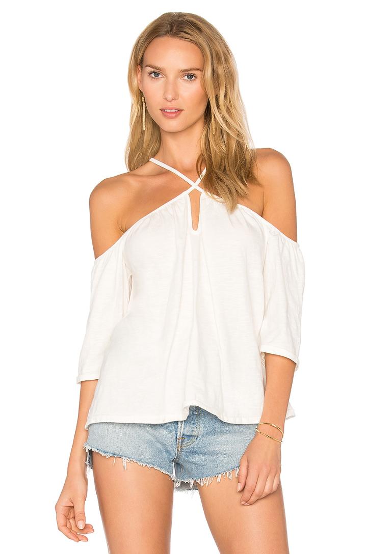 Strappy Cold Shoulder Top