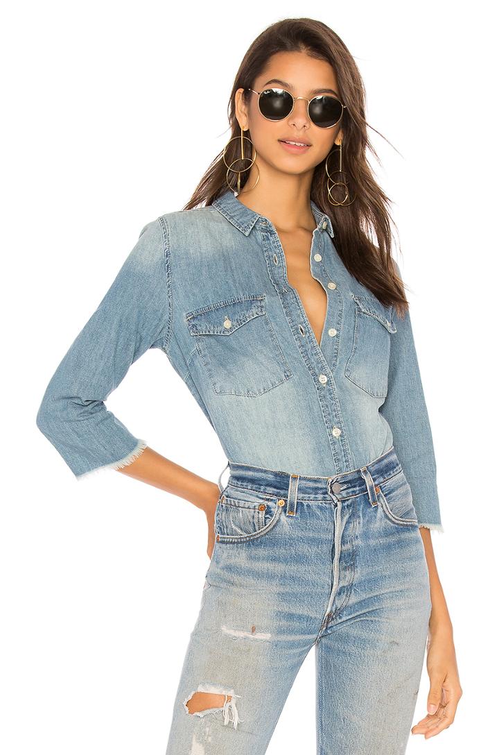 Harleth Embroidered Button Down