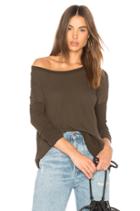 Contrast Rib Pullover Tee