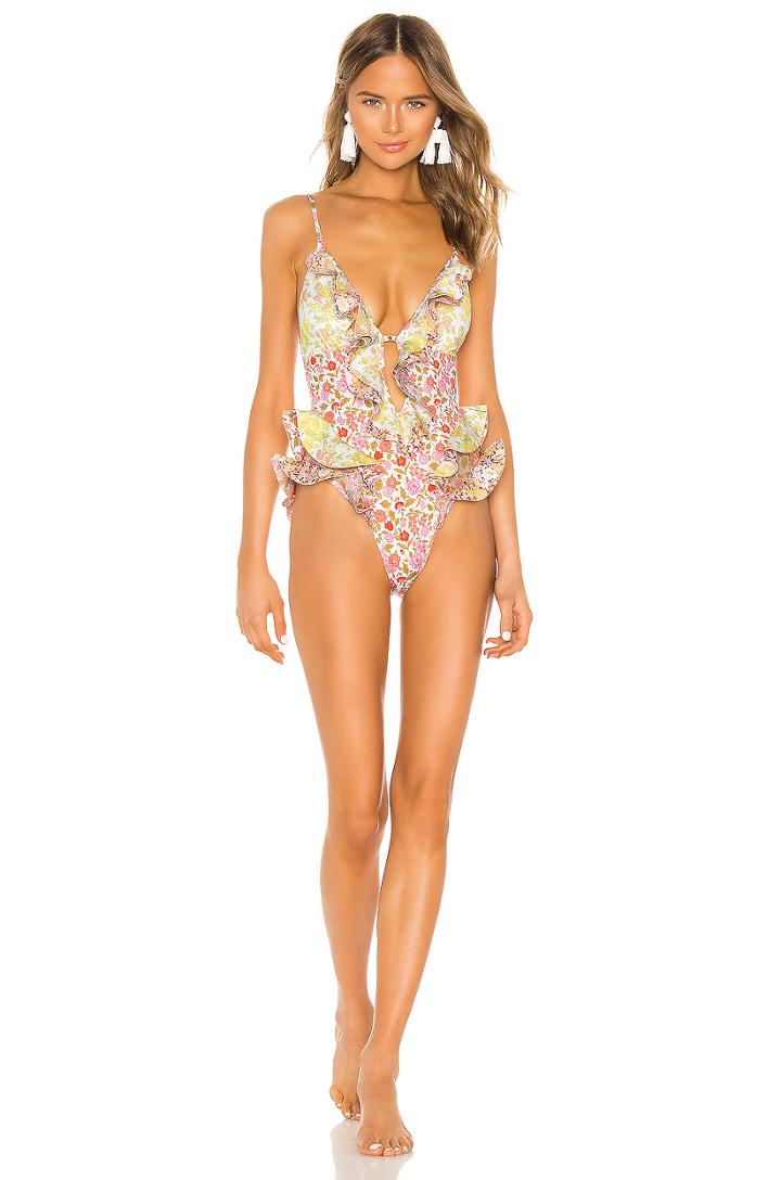 Goldie Waterfall One Piece