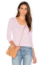 Vintage Whisper Long Sleeve V Neck Tee