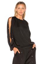 Sleek Snap Sweatshirt