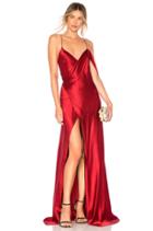 Strappy Cowl Wrap Gown