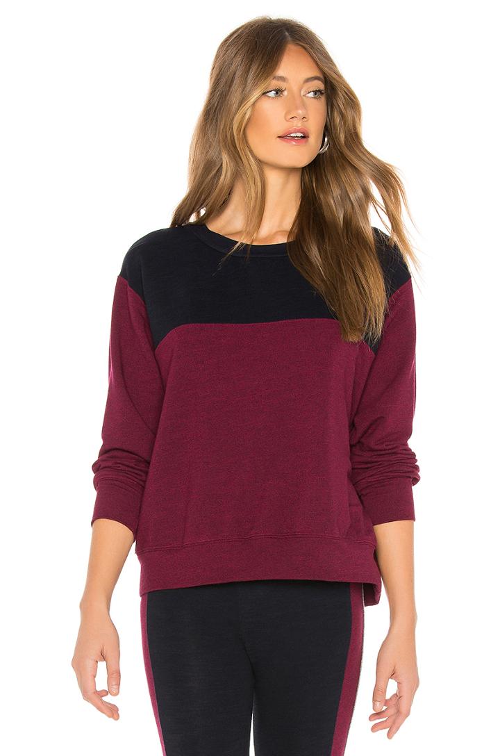 Colorblock Crew Neck Sweater