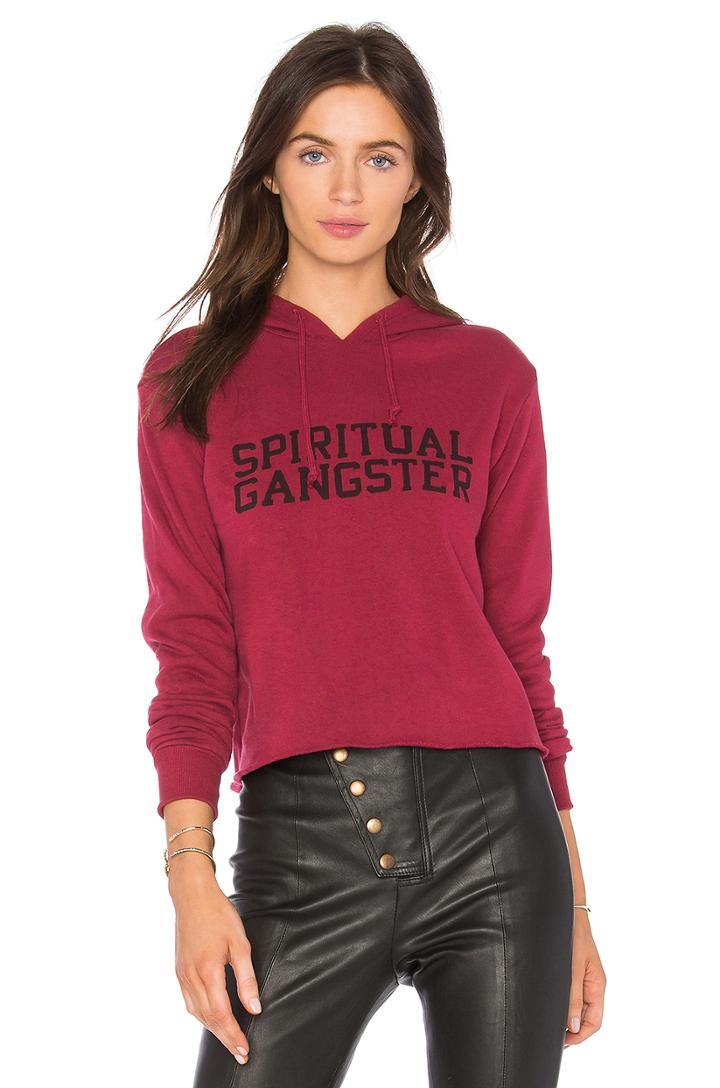 Varsity Crop Hoodie