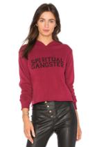 Varsity Crop Hoodie