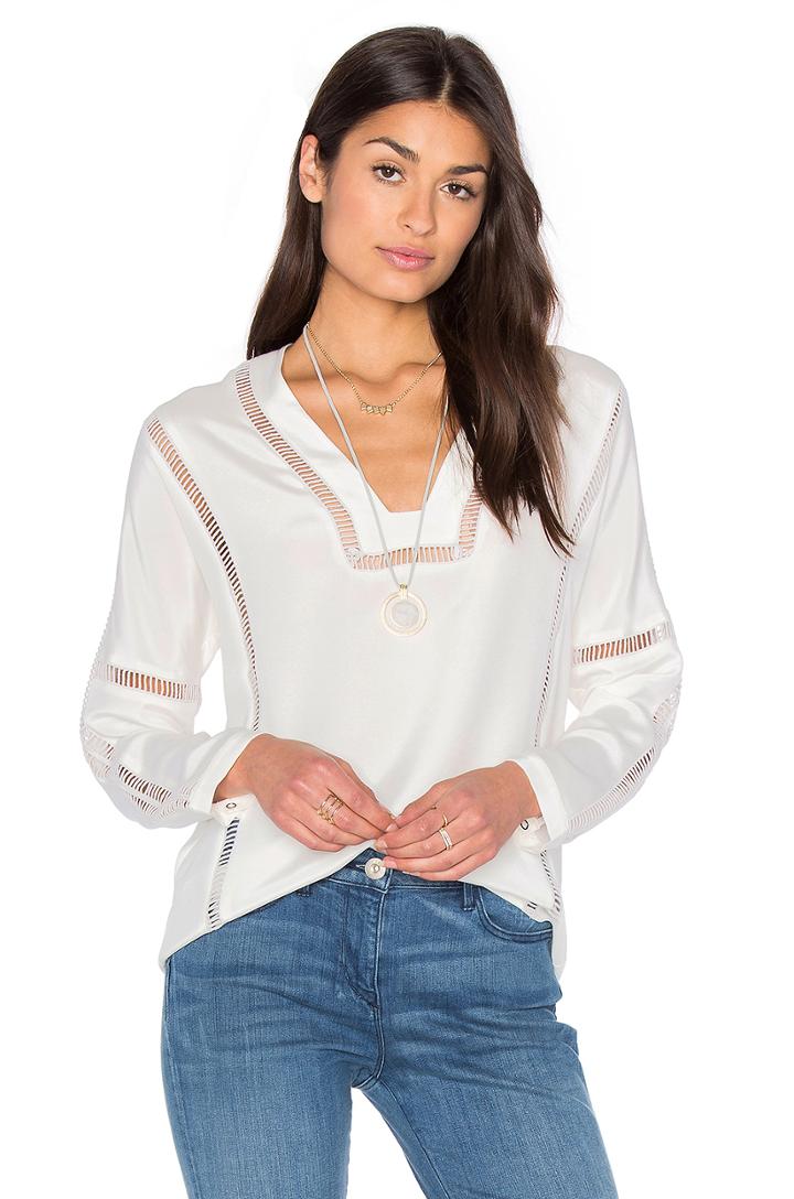 Ladder Trim Blouse