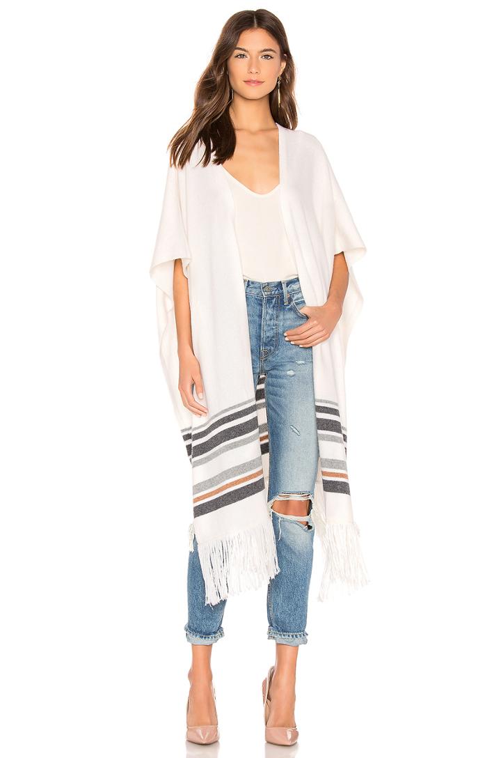 Sleeveless Poncho Sweater