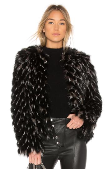 Piper Fox Dyed Fur Jacket