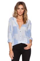 Reese Linear Patchwork Blouse