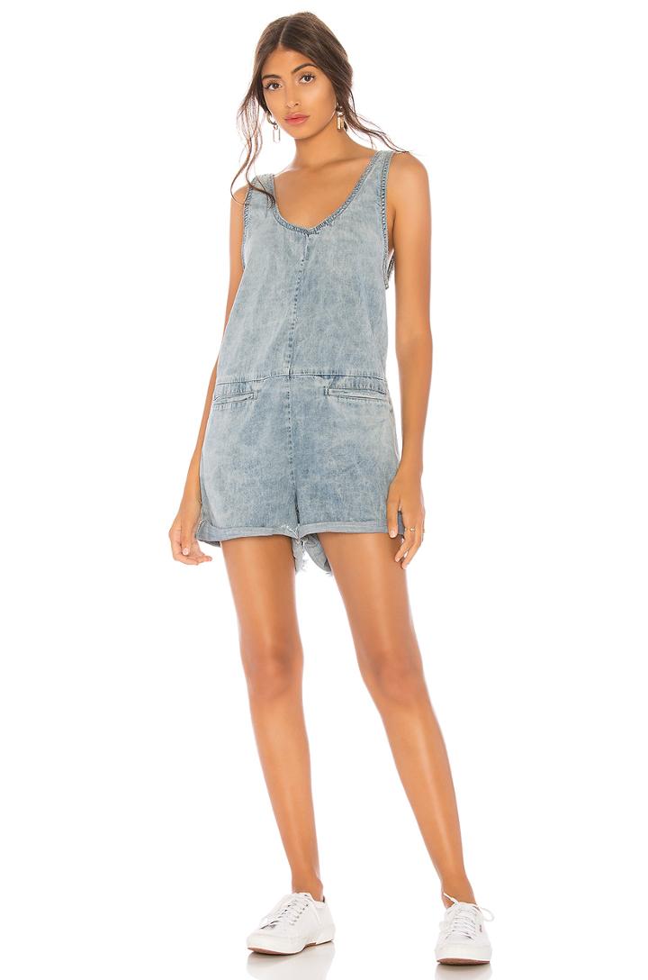 Denim Romper